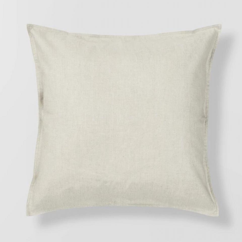 Sheridan Washed Linen Cotton Cushion Natural