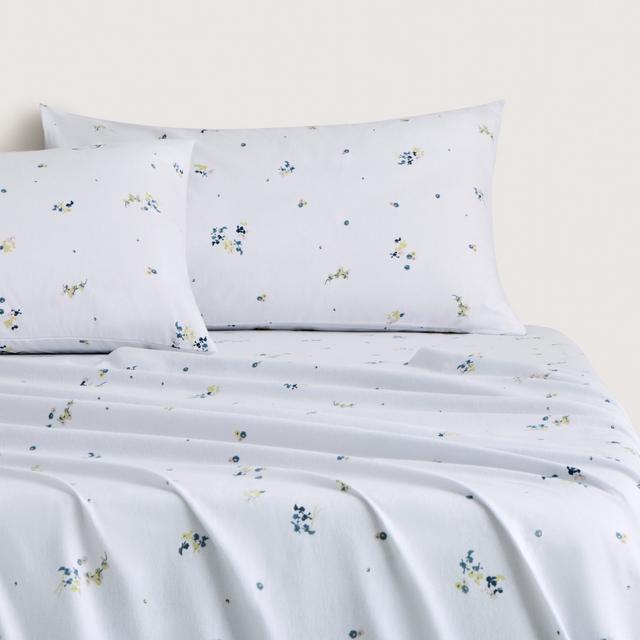 Sheridan Flannelette Flower Field Sheet Set