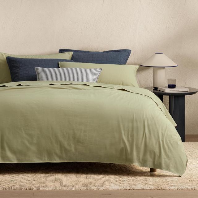 Sheridan Bayley Washed Percale European Pillowcase Pair