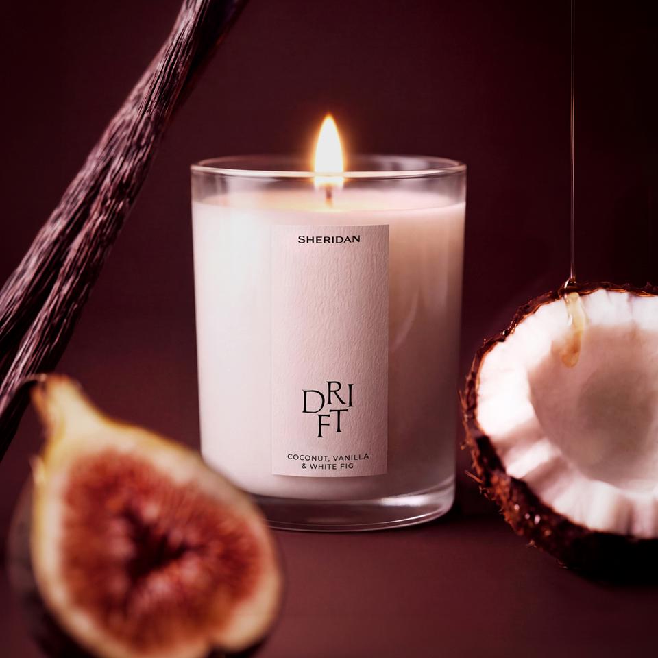 Sheridan Drift Candle - Coconut, Vanilla & White Fig