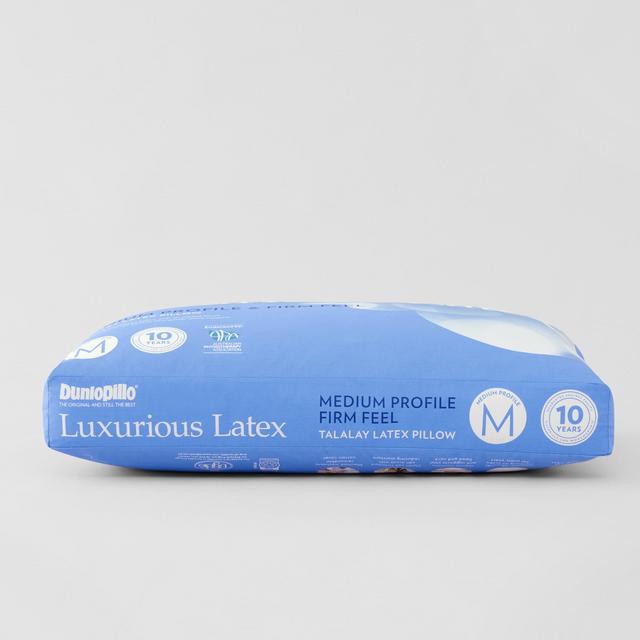 Dunlopillo Luxurious Latex Medium Profile Firm Feel Pillow
