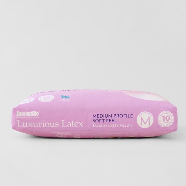 Dunlopillo Luxurious Latex Medium Profile Soft Feel Pillow