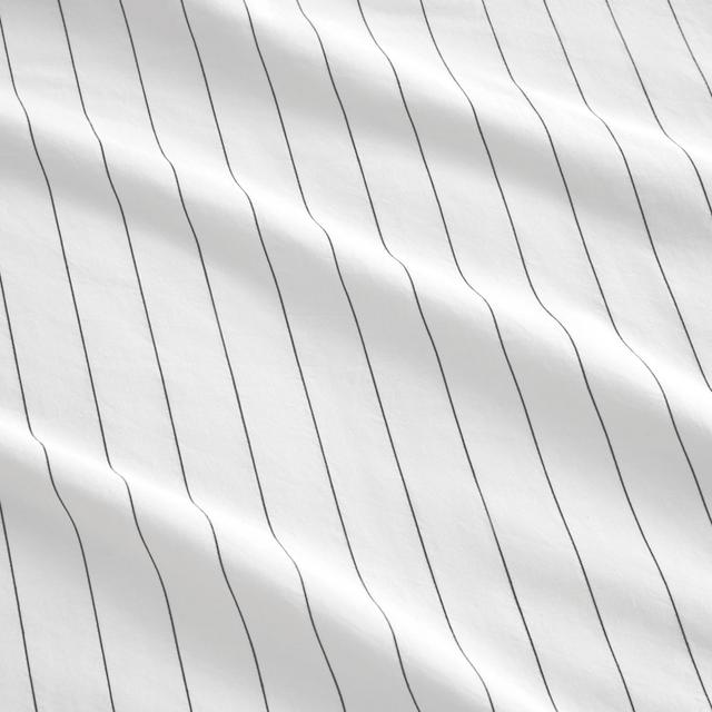 Sheridan Bayley Stripe Washed Percale European Pillowcase Pair