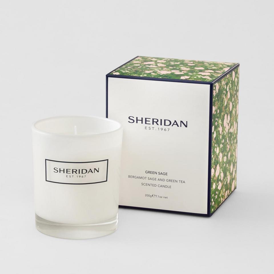 Green Sage Candle