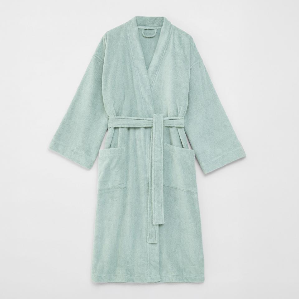 Ultra-Light Bathrobe in Mintcream