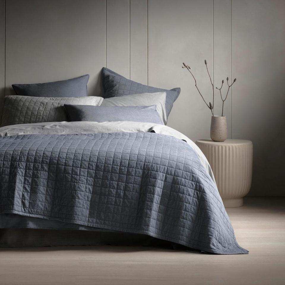 Reilly Bed Cover in Atlantic
