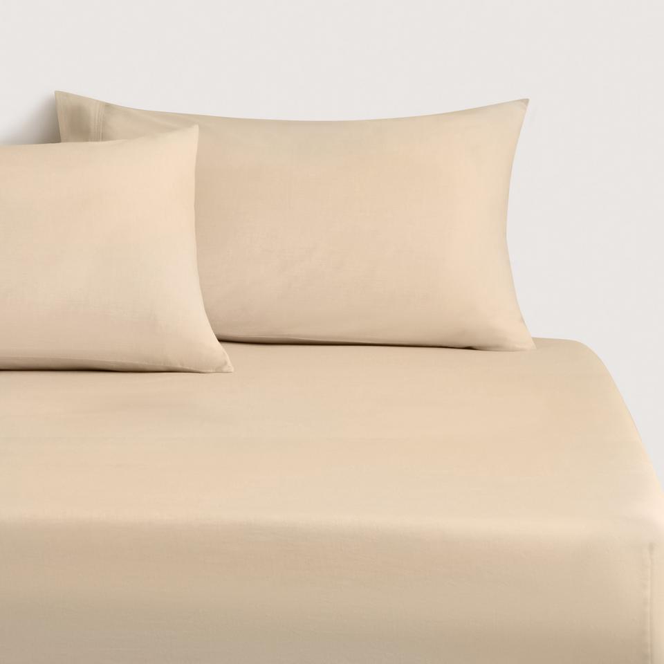Reilly Fitted Sheet in Natural