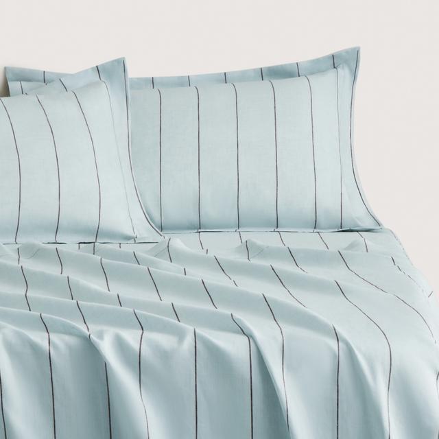 Sheridan Abbotson Linen Stripe Fitted Sheet