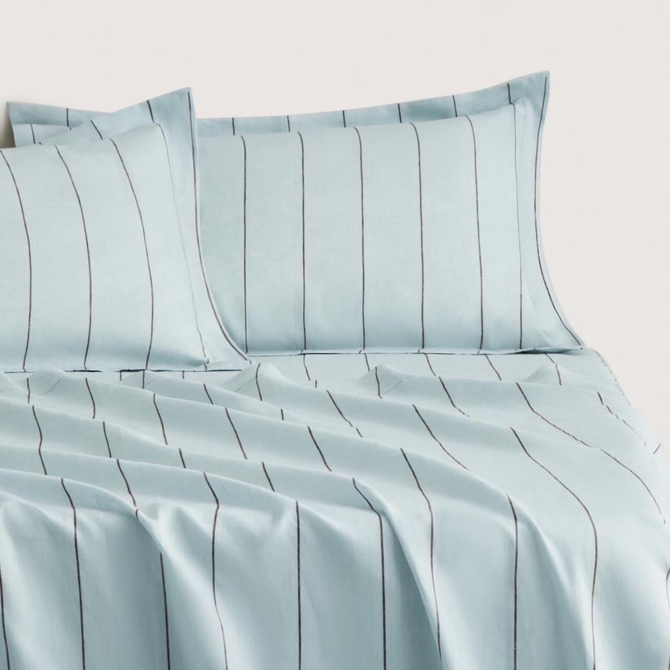 Sheridan Abbotson Linen Stripe Flat Sheet