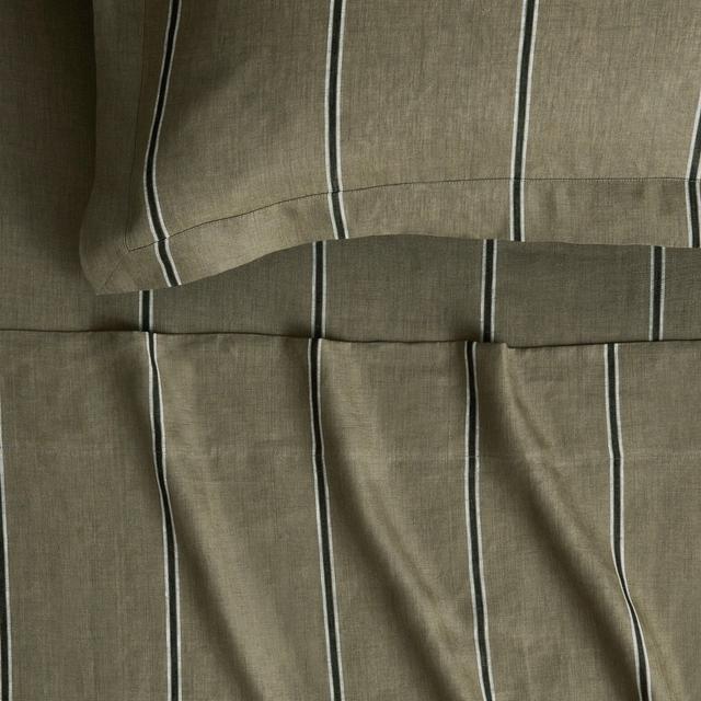 Sheridan Abbotson Linen Stripe Flat Sheet