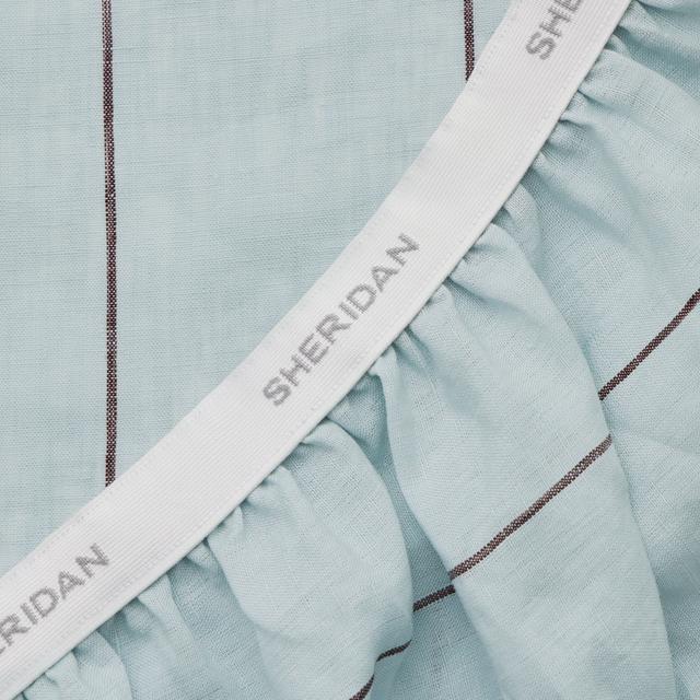 Sheridan Abbotson Linen Stripe Fitted Sheet