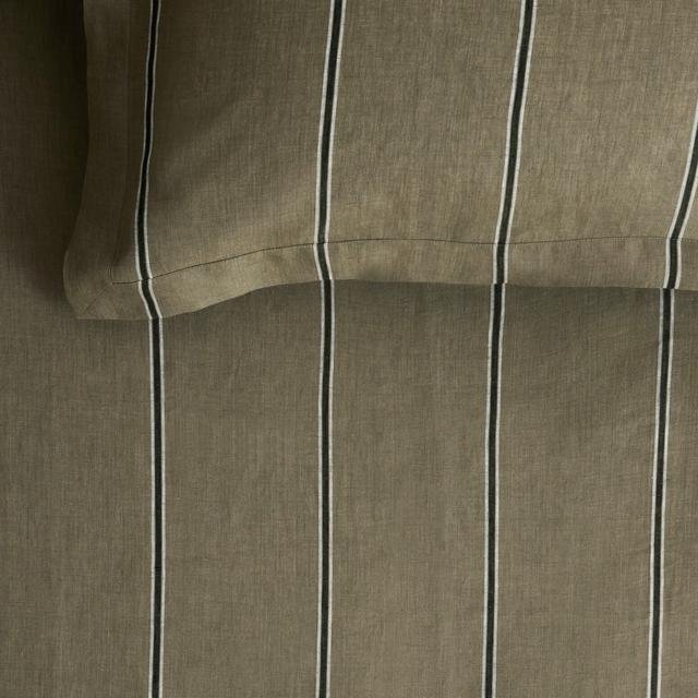 Sheridan Abbotson Linen Stripe Fitted Sheet