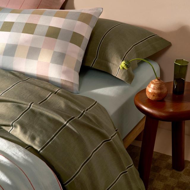 Sheridan Abbotson Linen Stripe Fitted Sheet