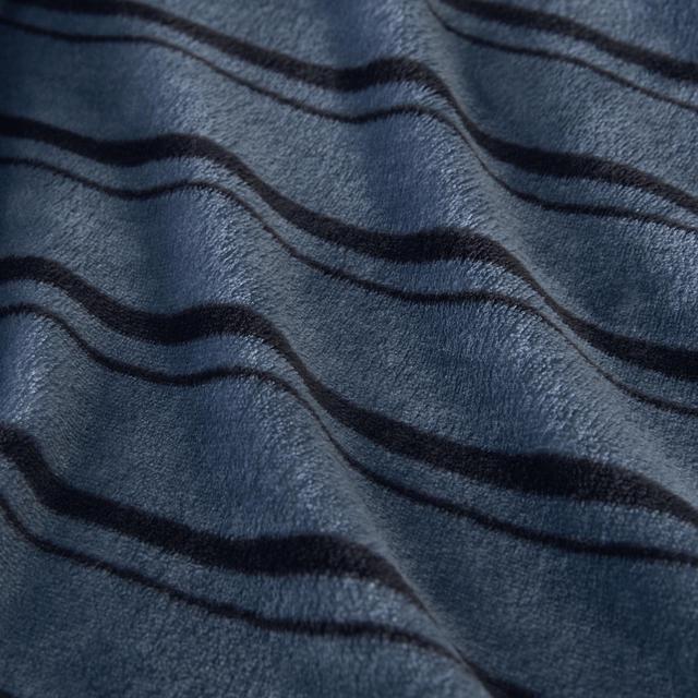 Sheridan Outlet Wide Stripe Plush Blanket