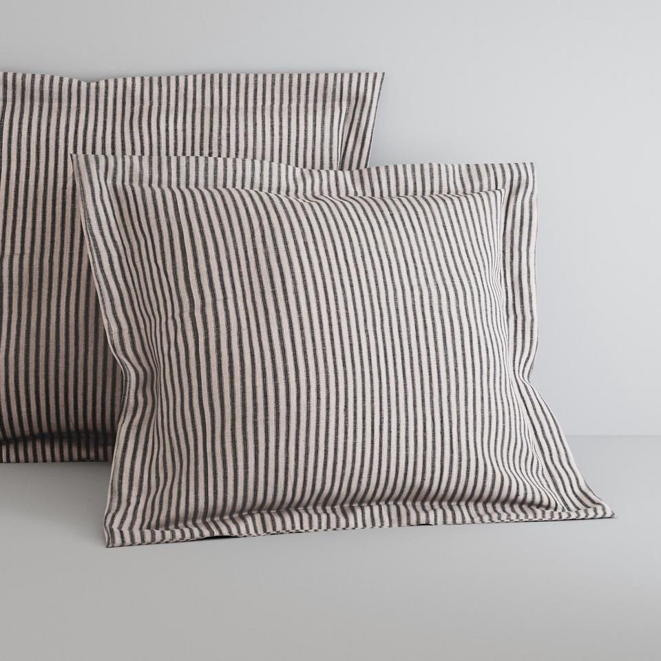 Abbotson European Flax Linen European Pillowcase in Carbon