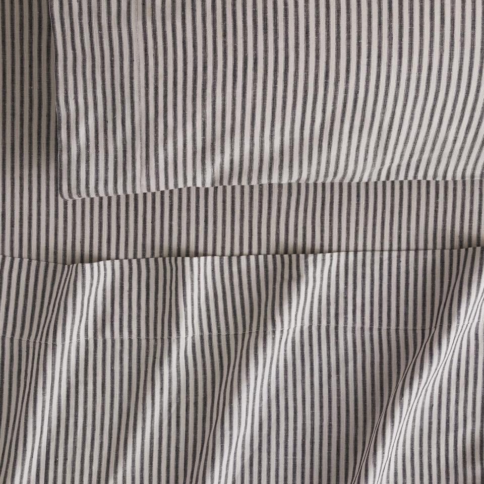 Abbotson European Flax Linen Flat Sheet in Carbon