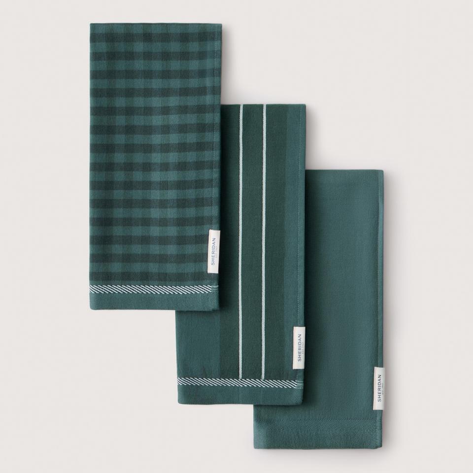 Sheridan Este Tea Towel Set Three Pack