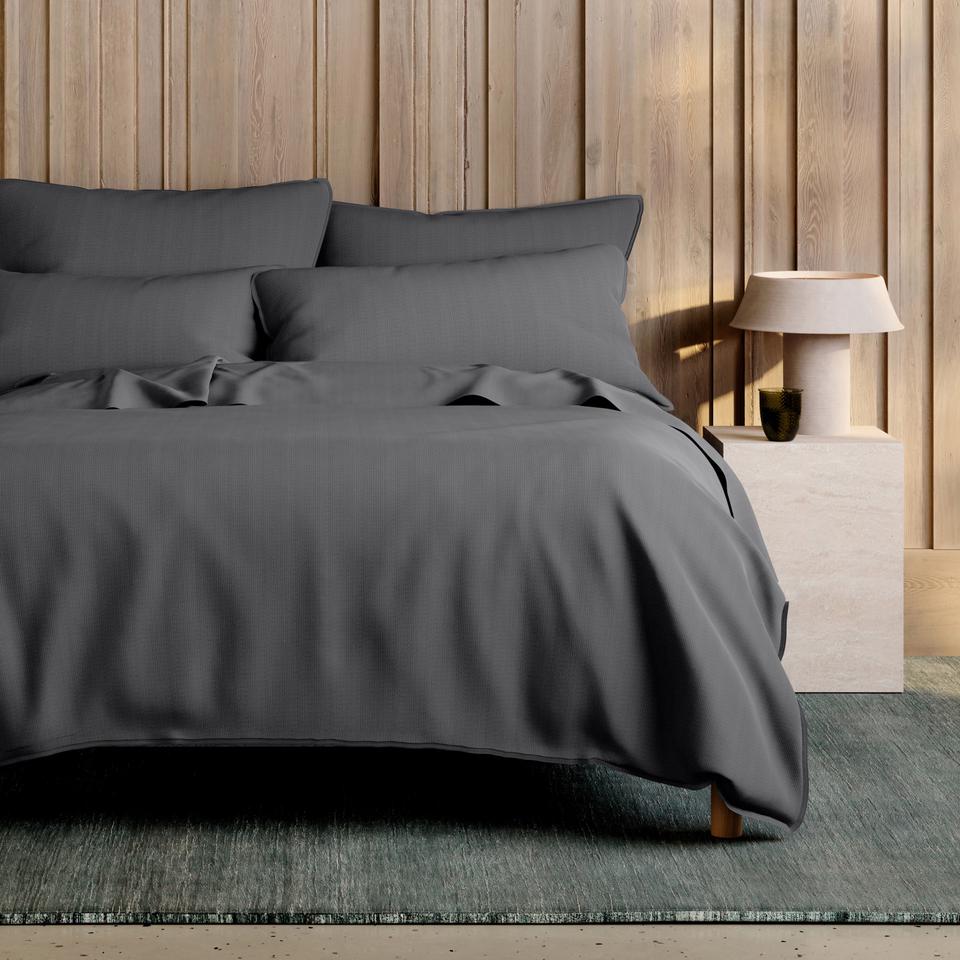Dalison Quilt Cover Set in Grey