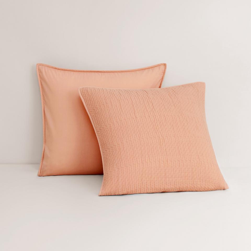 Felwick European Sham in Smoked Tea