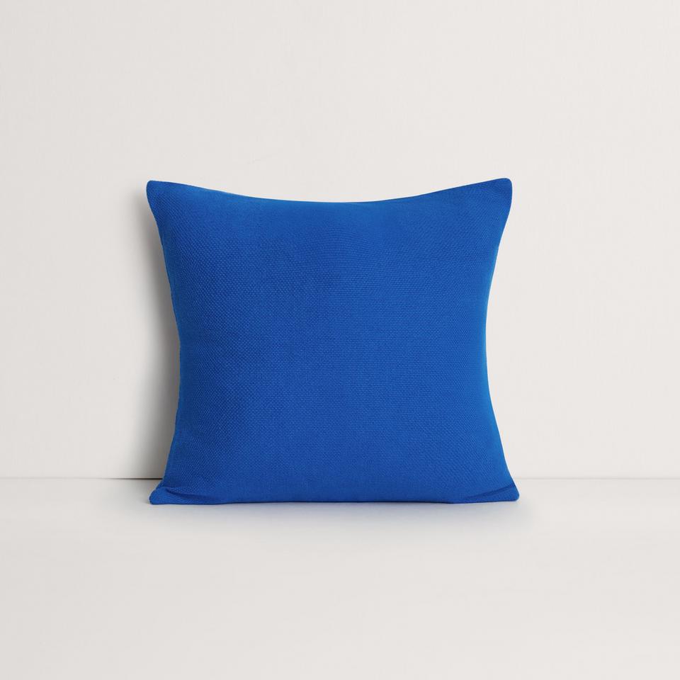 Adman Square Cushion in Cobalt