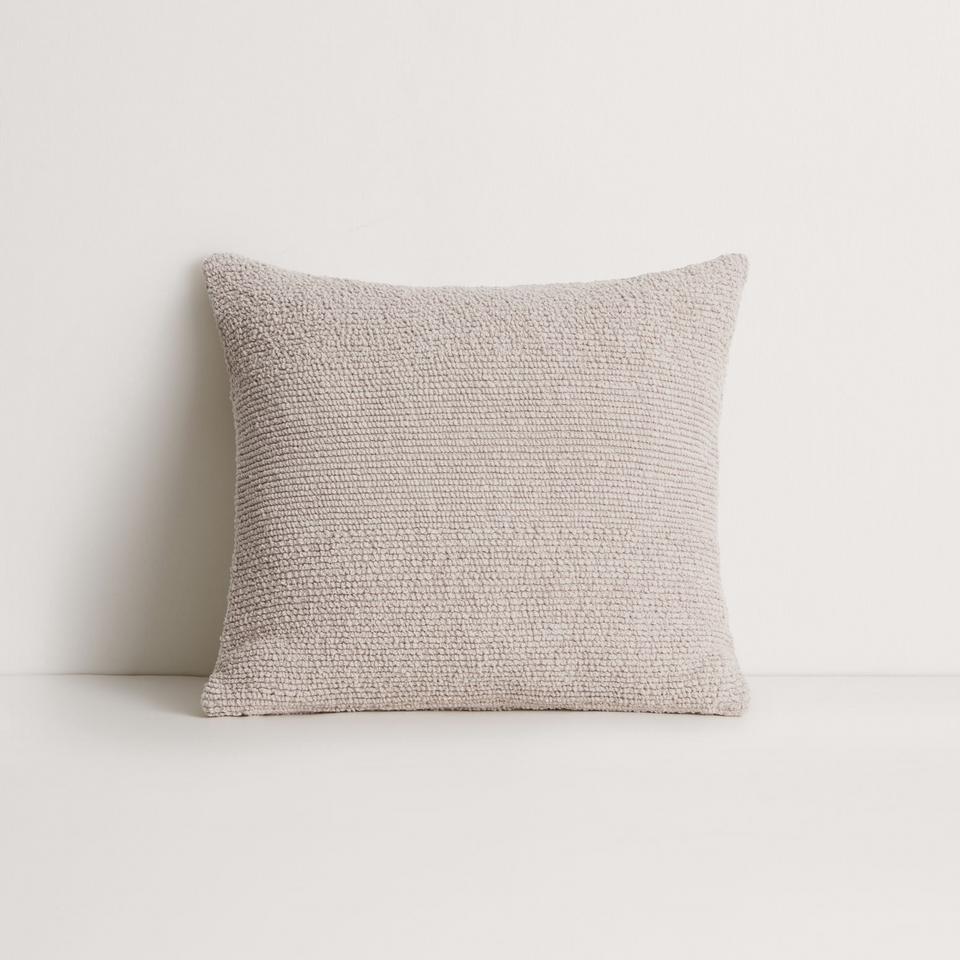 Tomek Square Cushion in Milk Tea