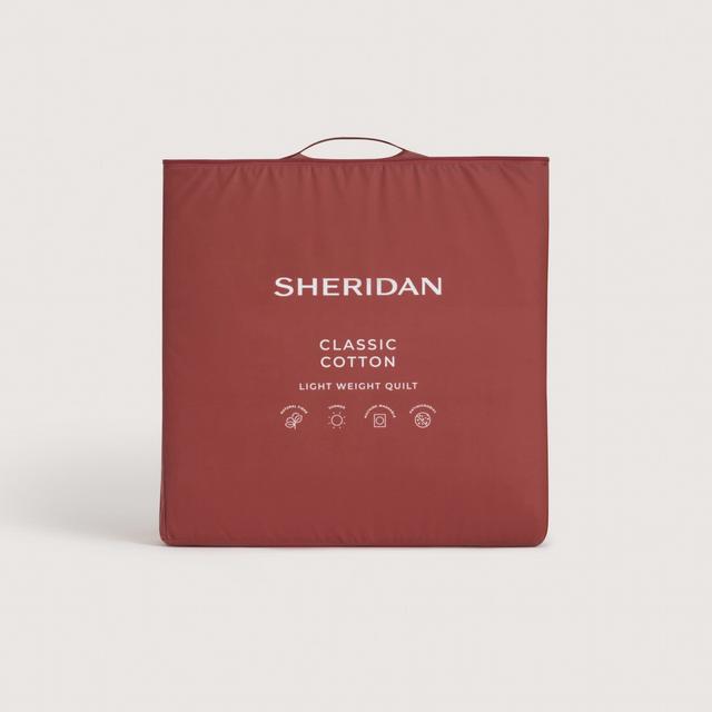 Sheridan Classic Cotton Light Weight Quilt in Pure White