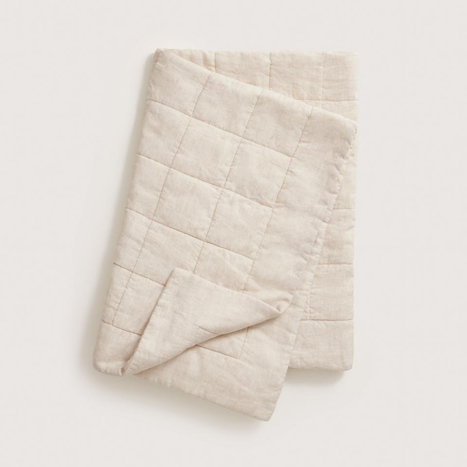 Abbotson Linen Pet Blanket in Flax