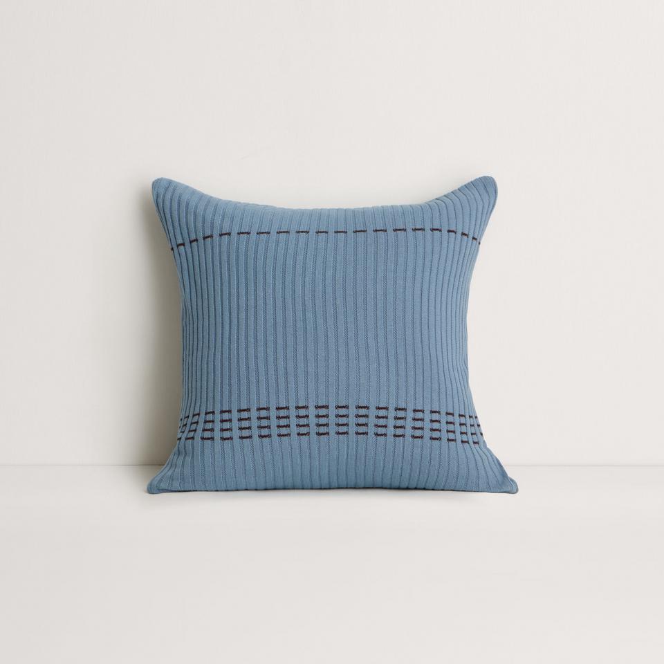 Ayo Square Cushion in Blue Frost