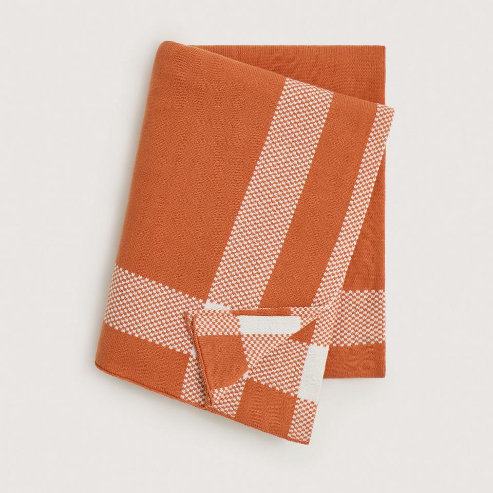 Hamill Throw in Burnt Orange