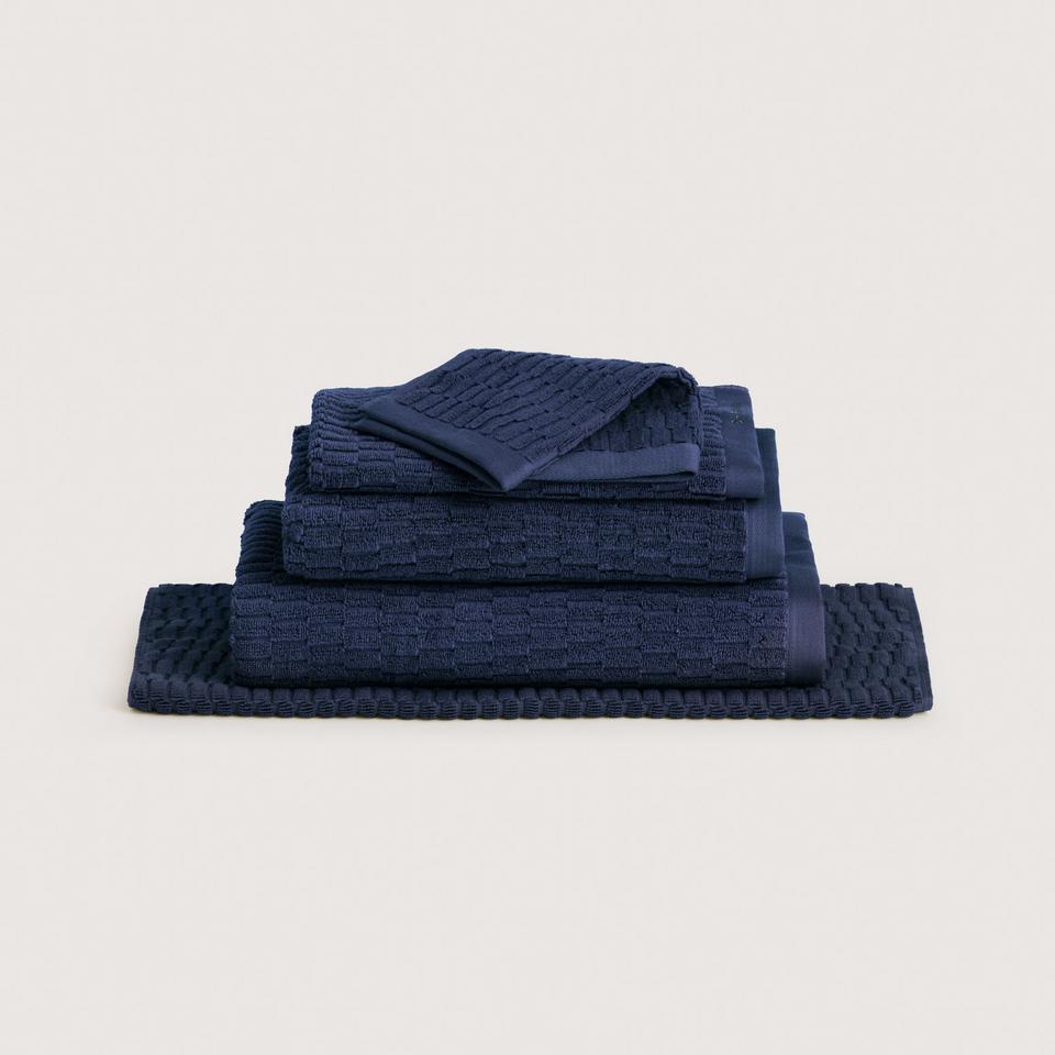 Harrison Towel Collection in Ink Navy