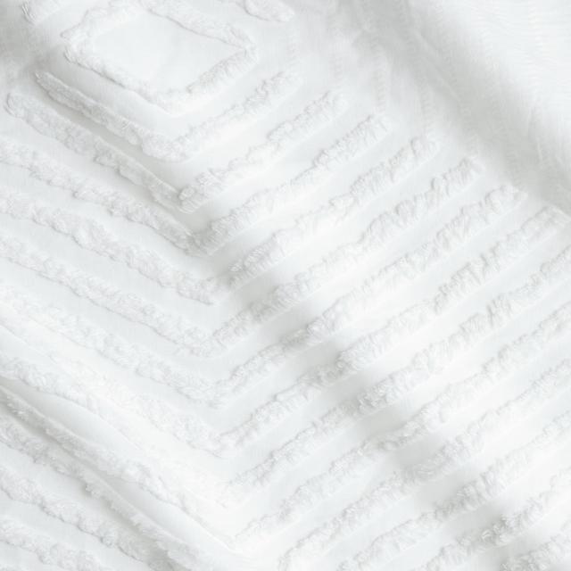 Sheridan Textures Cut Geometric Quilt Cover Set
