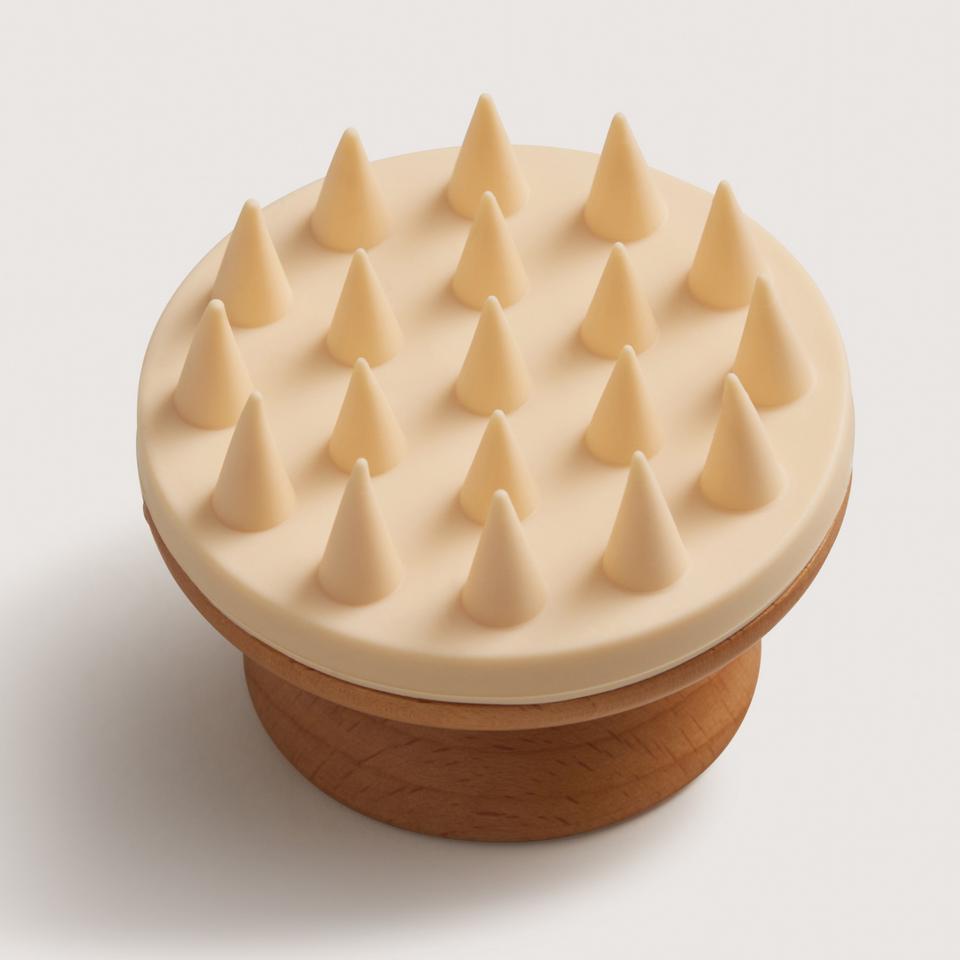 Scalp Massager in Beech