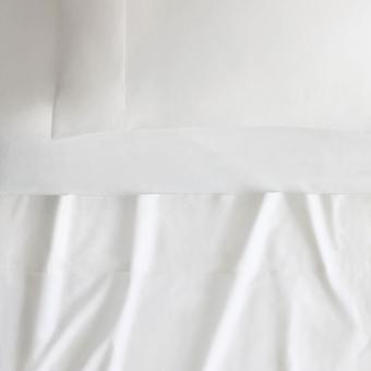 Sheridan 500tc Cotton Sateen Fitted Sheet (snow)