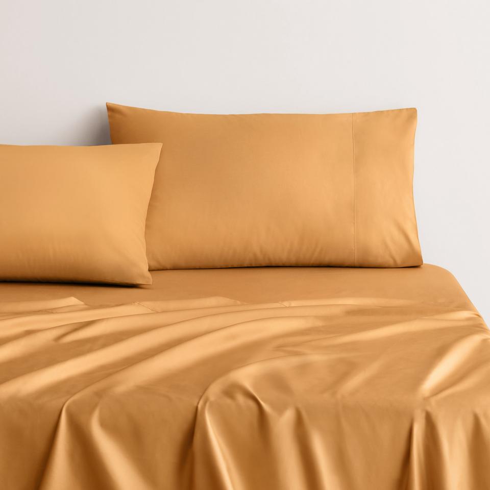 500Tc Cotton Sateen Sheet Set in Cinnamon