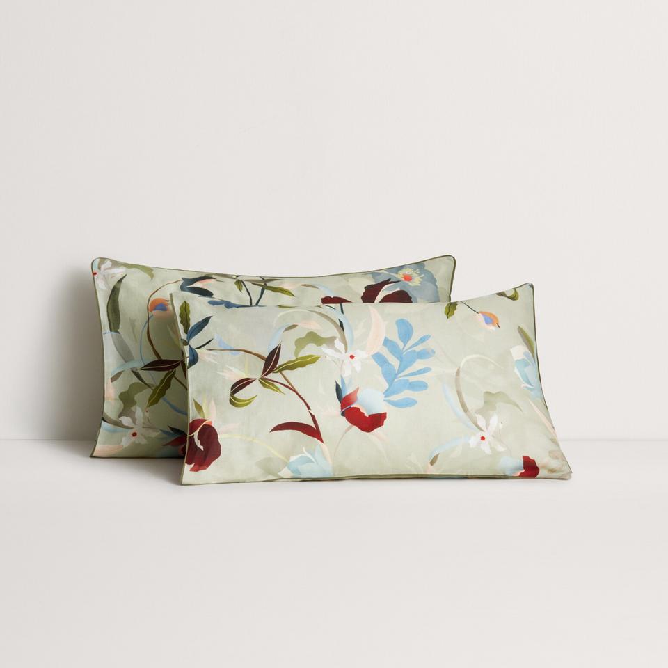 Sheridan Abbotson Linen Florae Pillowcase Pair