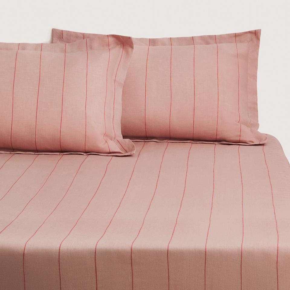 Sheridan Abbotson Linen Stripe Fitted Sheet