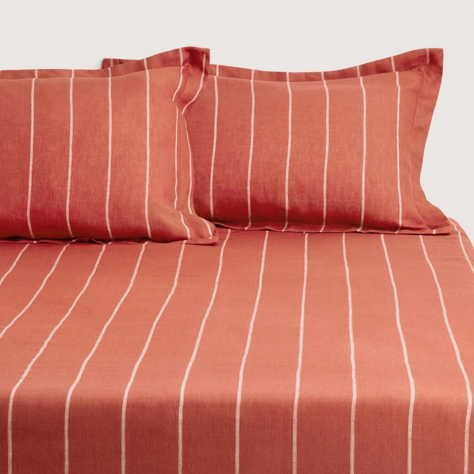 Sheridan Abbotson Linen Stripe Fitted Sheet