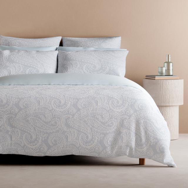 Alira European Pillowcase in Blue