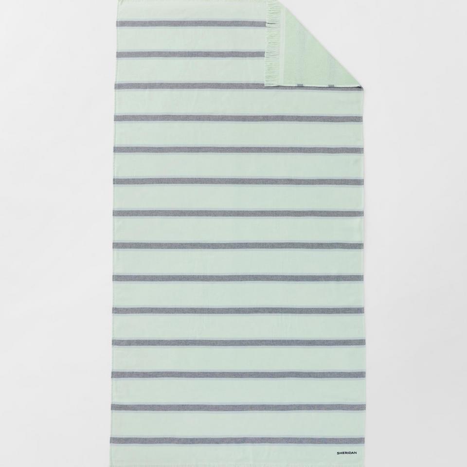 Sheridan Bangalay Beach Towel in cool mint