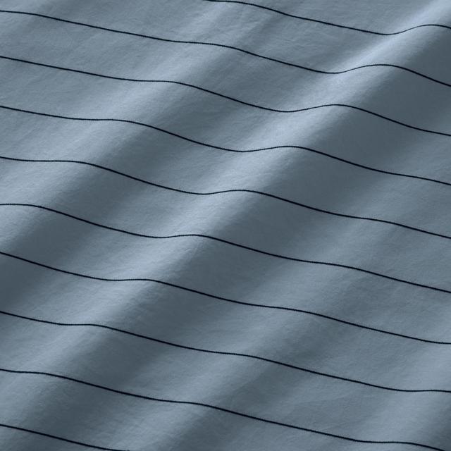 Sheridan Bayley Stripe Washed Percale European Pillowcase Pair