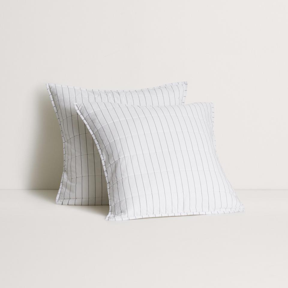 Sheridan Bayley Stripe Washed Percale European Sham
