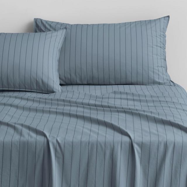 Sheridan Bayley Stripe Washed Percale Pillowcase Pair