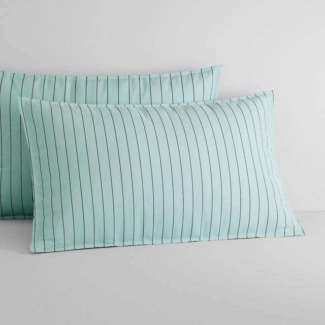 Sheridan Bayley Stripe Washed Percale Quilt Cover Set