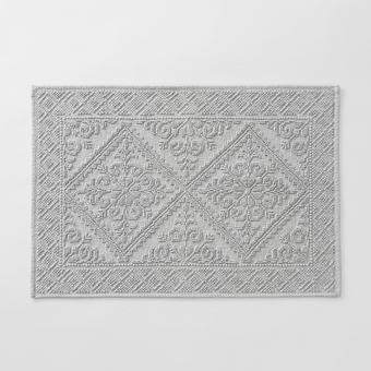 Sheridan Beckton Bath Mat (Silver)