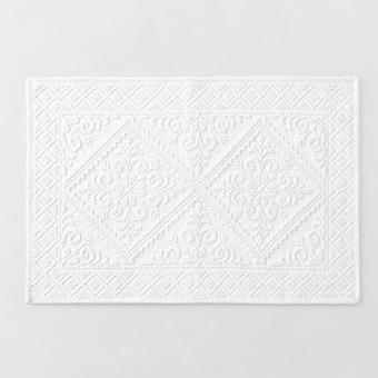 Sheridan Beckton Bath Mat (White)