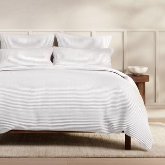 Sheridan Biel Quilt Cover Set (White)