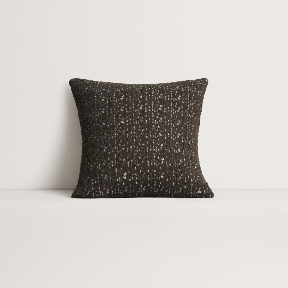 Brightleigh Square Cushion in Bitter Chocolate