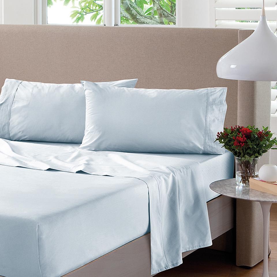 Sheridan Caffery 300Tc Sheet Set Chambray