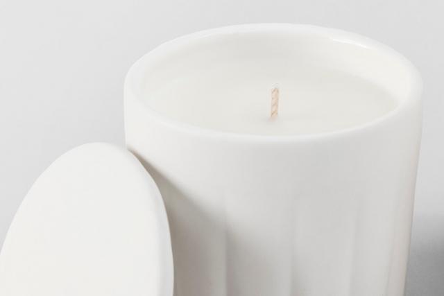 Sheridan Cashmere Candle White