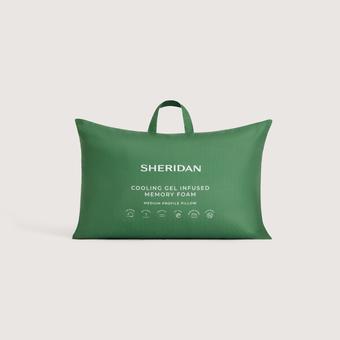 Sheridan Cooling Gel Infused Memory Foam Medium Pillow (pure white)